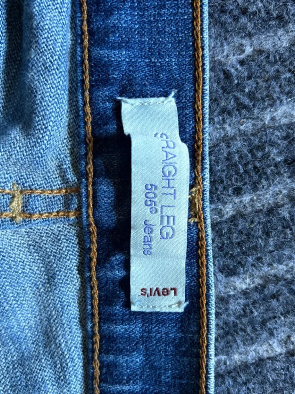 Levi's 505 straight Leg Size 12/S 98% Cotton